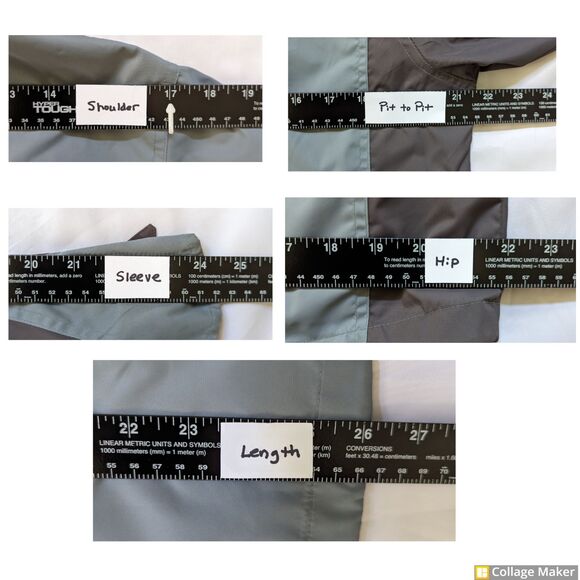 Champion Womens Medium Gray Hooded Nylon Jacket Wind Water Resistant Lined - Picture 12 of 12